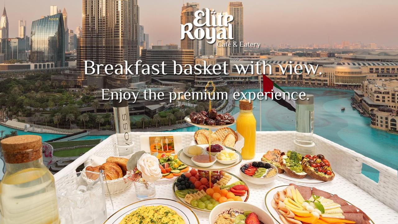 Elite Royal Apartment - Full Burj Khalifa & Fountain View - 2 Bedrooms And 1 Open Bedroom Without Partition 두바이 외부 사진